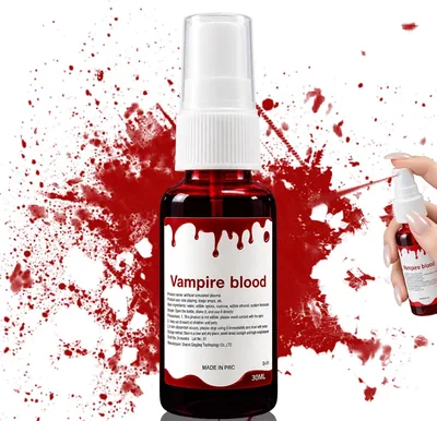 Fake Blood Splatter Spray - Vampire Drip Effect