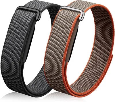 PureYule 2 stk Armbänder kompatibel med Google Fitbit Air - Tålbar Sportarmband