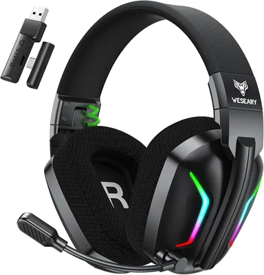 WESEARY Gaming Headset with Mic - PS5/4 PC Switch Phone