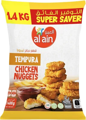 Al Ain Chicken Nuggets Tempura 1.4kg