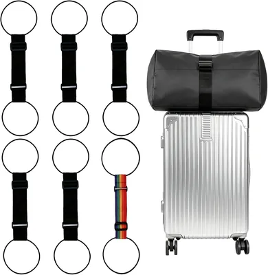 6 Pack Luggage Connecting Straps - Best Deal