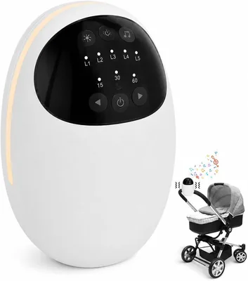 Mecedora Bebé Eléctrica con Motor Silencioso y Bluetooth
