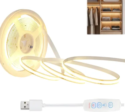 2M COB LED Strip Light - 640 LEDs, Dimmable