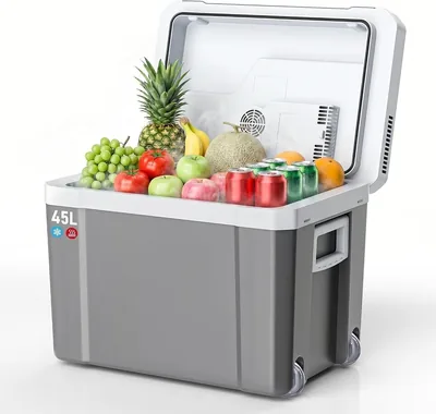 TOOHUB 45L Elektrische Kühlbox mit Thermoelement, Kühler und Heizfunktion mit Energieeinsparung / 29% Rabatt