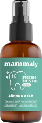 Mammaly Fresh Dental® Zahnspray (74% Rabatt) | 150 ml Zahnpflege für Zahnstein und Mundgeruch - Verhindert Plaque