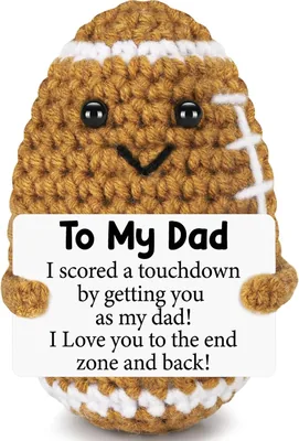 Funny Crochet Football Dad Gift - Best Deal