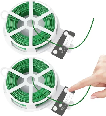 ABOHU Plant Ties Green 50m with Dispenser