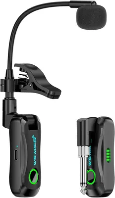 Micrófono Inalámbrico Domary para Saxofón con Emparejamiento Automático 2.4G Baja Latencia