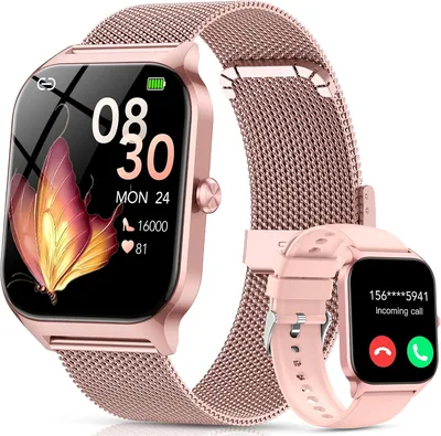 Reloj Inteligente para Mujeres con Llamadas Bluetooth y Asistente AI, Notificaciones de WhatsApp, 1.85 Pulgadas HD - Ahorra un 72%