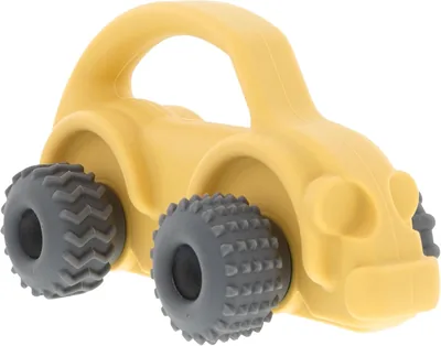 Carrito Mordedera Nuby de Silicona para Bebé, Amarillo | Ruedas Texturizadas