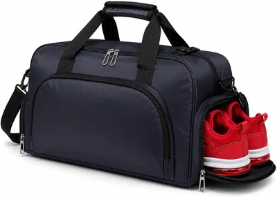 Bolsa de Academia Versátil com Compartimento para Calçados