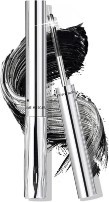 Iron Eye Mascara, waschbarer Metallwall-Mascara - Schwarz wasserdicht 3D Aufkrümmen, langanhaltend volumisierend & klumpfrei