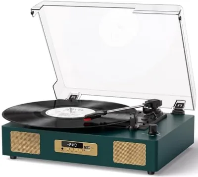 Vinyl Turntable Bluetooth Speaker Record Player