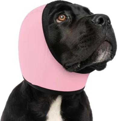 Capucha Calmante MIAISHUVO para Perros, Almohadillas Auriculares Impermeables y Insonorizadas, para Reducir Ruido y Aliviar Estrés - Mejor Precio