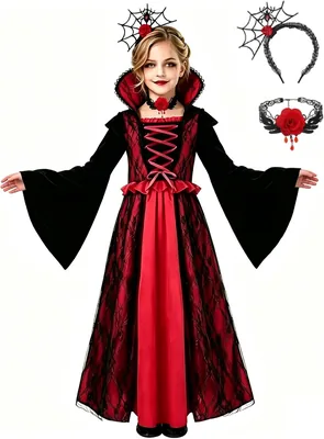 Vampire Costume Girls Kids Halloween Costumes