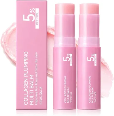 Pink Collagen Volume Multi Balm Stick - Korean Face Balm