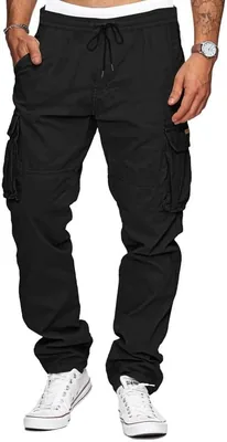 TARAINYA Mens Cargo Pants Cotton Relaxed Fit
