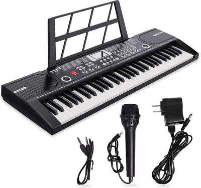 61 Key Electronic Piano Keyboard with Speaker