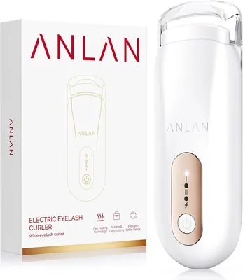 ANLAN Hot Eyelash Curler（ピンタイプ、ダブルレイヤー非互換） - 10秒急速カーブ - ベストディール