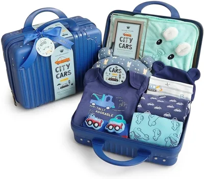 City Car Theme Newborn Baby Gifts Set