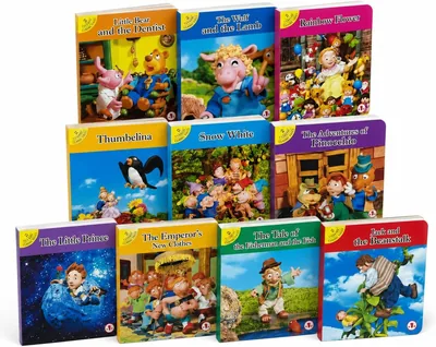 10-Piece Classic Story Books for Kids