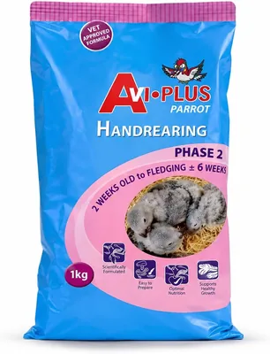 Parrot Handrearing Food 1kg, Avi-Plus Phase 2