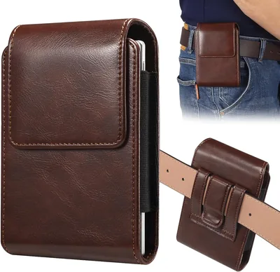 Samsung Fold8 iPhone Duo Leather Holster with Magnetic Closure
