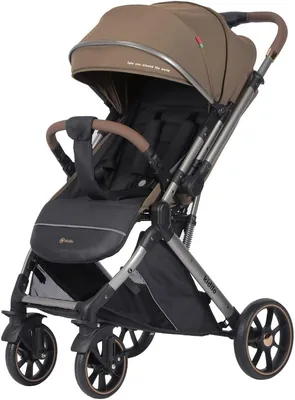 Kidilo 6600 Easy Fold Stroller Camel Brown