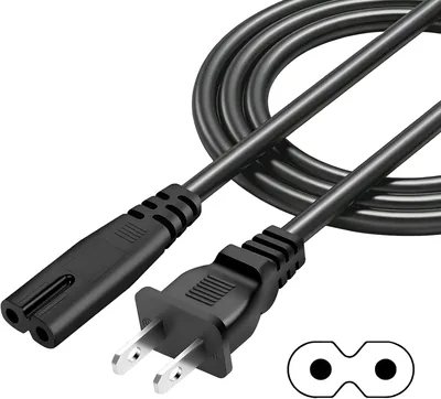 Cable de Alimentación Universal 2 Clavijas para Sony PS5/PS4 Slim y TV