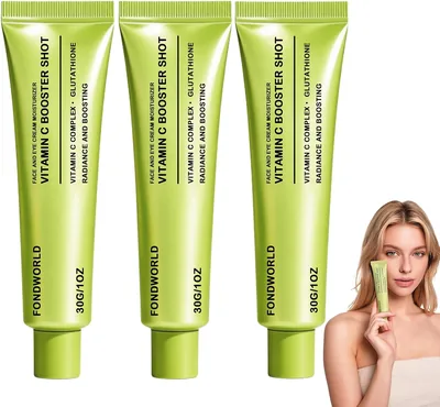 3 Pcs Suero Vitamina C con Glutation y Vitamina E, Booster de Vitamina C, Suero Facial Antiedad, Ilumina y Unifica el Tono de la Piel