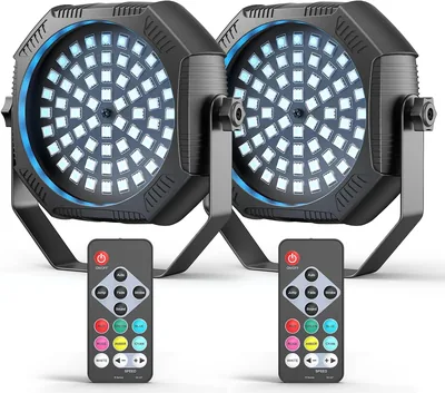 60 LED RGB Strobe Light with Remote