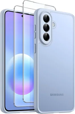 JETech 3 i 1 Matt Case med 2 Pack Temperad Glass och Luminiskt Frostad Skydd för Samsung Galaxy A57 5G - Best Deal