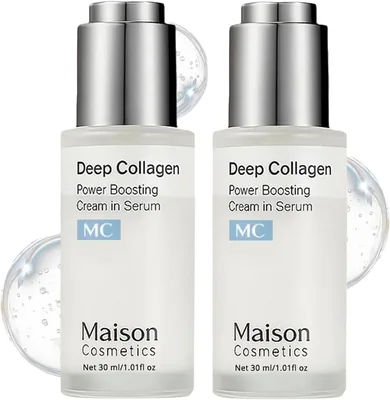 Deep Collagen Serum Maison Korea 30 ml | Anti-Aging Serum mit Kollagen für reife Haut, Straffung