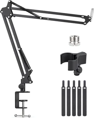 Koojexta Boom Arm Mic Stand - Heavy Duty