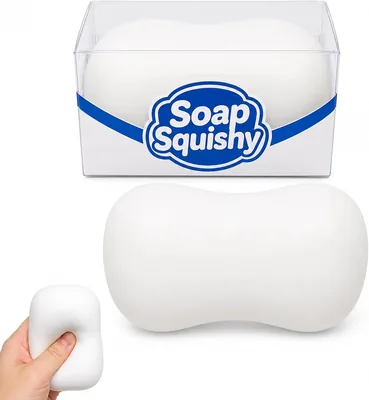 Jabón Genérico Squishy, Llenado de Granos Crujientes para Escritorio, Accesorio para Adultos (Crujiente, 1 Unidad)
