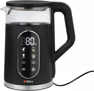 Milex ThermoLux 1.7L Smart Kettle - Digital Temperature Control Glass Kettle, ZAR 499.00 Best Deal