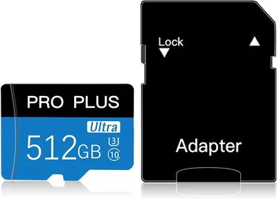 128GB microSD-Karte mit Adapter (Klasse 10 High Speed) für Kamera, Telefon, Computer, Spielkonsole