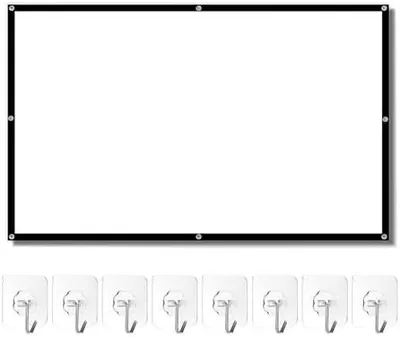 100-inch Projector Screen 16:9 Foldable Anti-Crease Best Deal