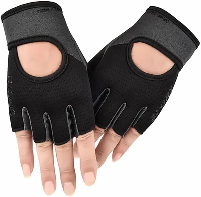 Fingerless Gym Gloves for Women - Lightweight & Non-Slip