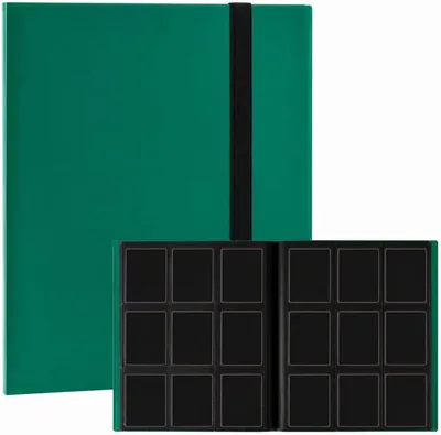 Ella & Emma Trading Card Binder - Green