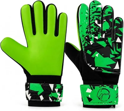 Youth Soccer Goalie Gloves - Latex Palm Wrist Strap