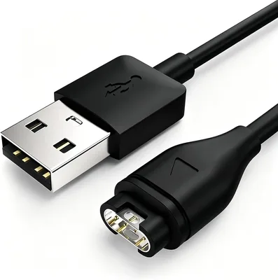 USB Charger for Garmin Watch Fenix 8 Pro E 7 7S 7X 6 6S 6X Plus, Vivoactive 6 5 4 3, Forerunner 55 165 245 255 955