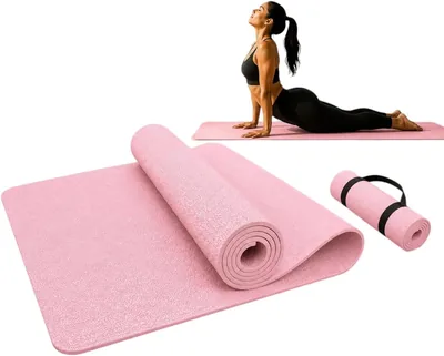 Tapete de Yoga Eva Foamy Premium de 4 mm Antideslizante con Porta Tapete | Uso en Interiores