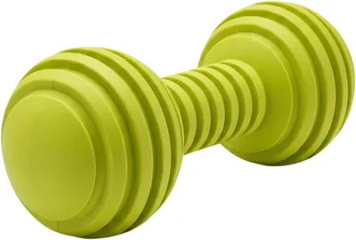 Rubber Dumbbell Dog Toy for Aggressive Chewers