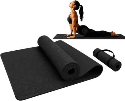 Tapete de Yoga Eva Foamy Premium de 4 mm Antideslizante con Porta | Uso en Interiores