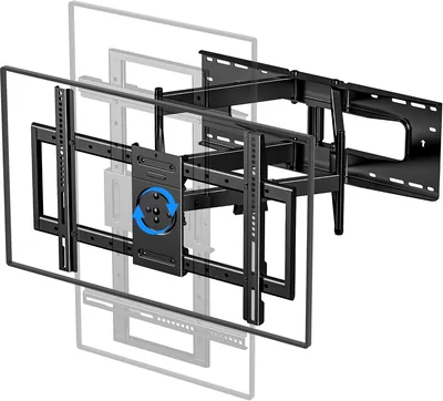 Full Motion TV Wall Mount for 37-90" TVs