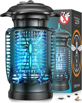 Elektro Insektenvernichter mit 20W UV-Lampe - Starker Insektenfänger - Moskitolampe - 4200V