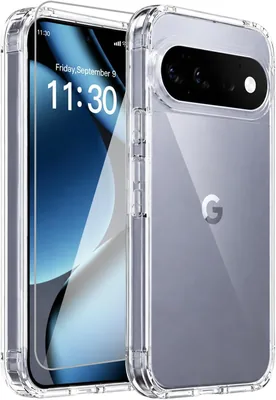 Google Pixel 11 / 11 Pro用クリアケース 黄色変色防止 米軍規格 | TPU+PC透明ハードケース