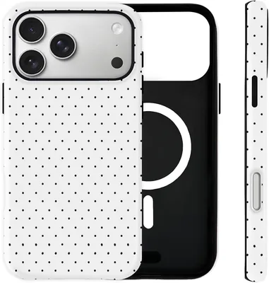 iPhone 17 Pro Max Case - Polka Dot Magnetic Cover