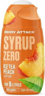 Body Attack Syrup Zero Ice Tea Peach 35% Off